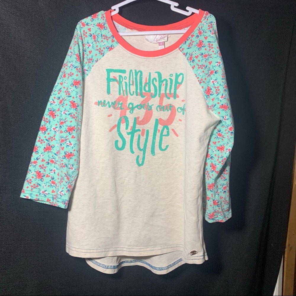Matilda Jane Friends Forever Savannah Tee Size 8 Friendship 435 Style NWT